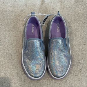 Purple silvery Shoes